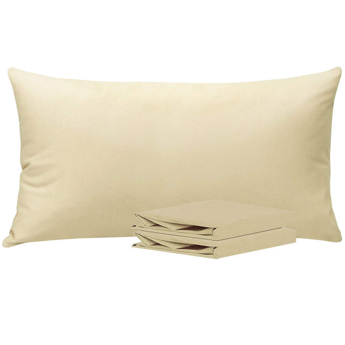 NTBAY Microfiber Queen Pillowcases, 4 Pack, 20 x 30, White