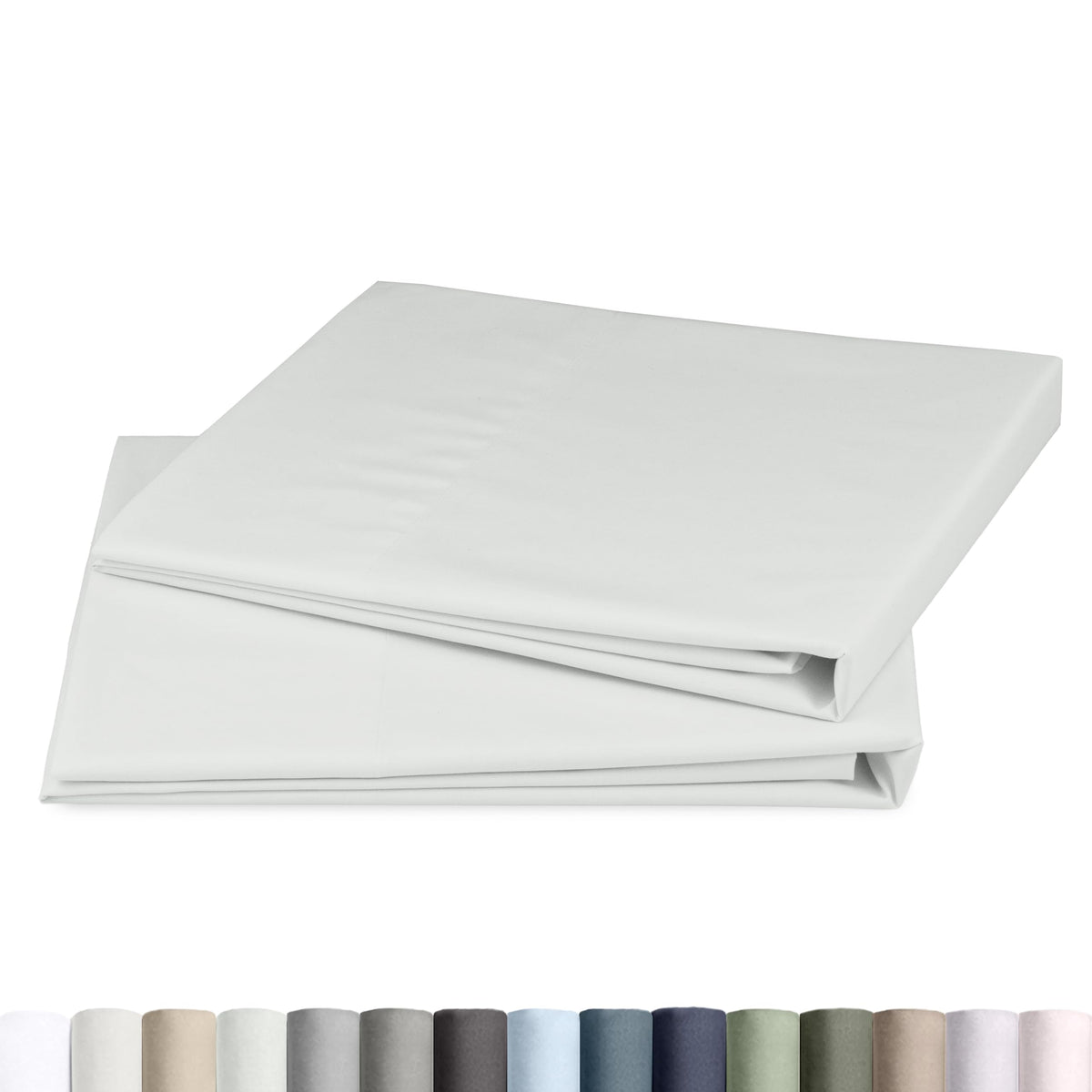 California Design Den 100% Egyptian Cotton 2-Pack Pillowcases Queen Size