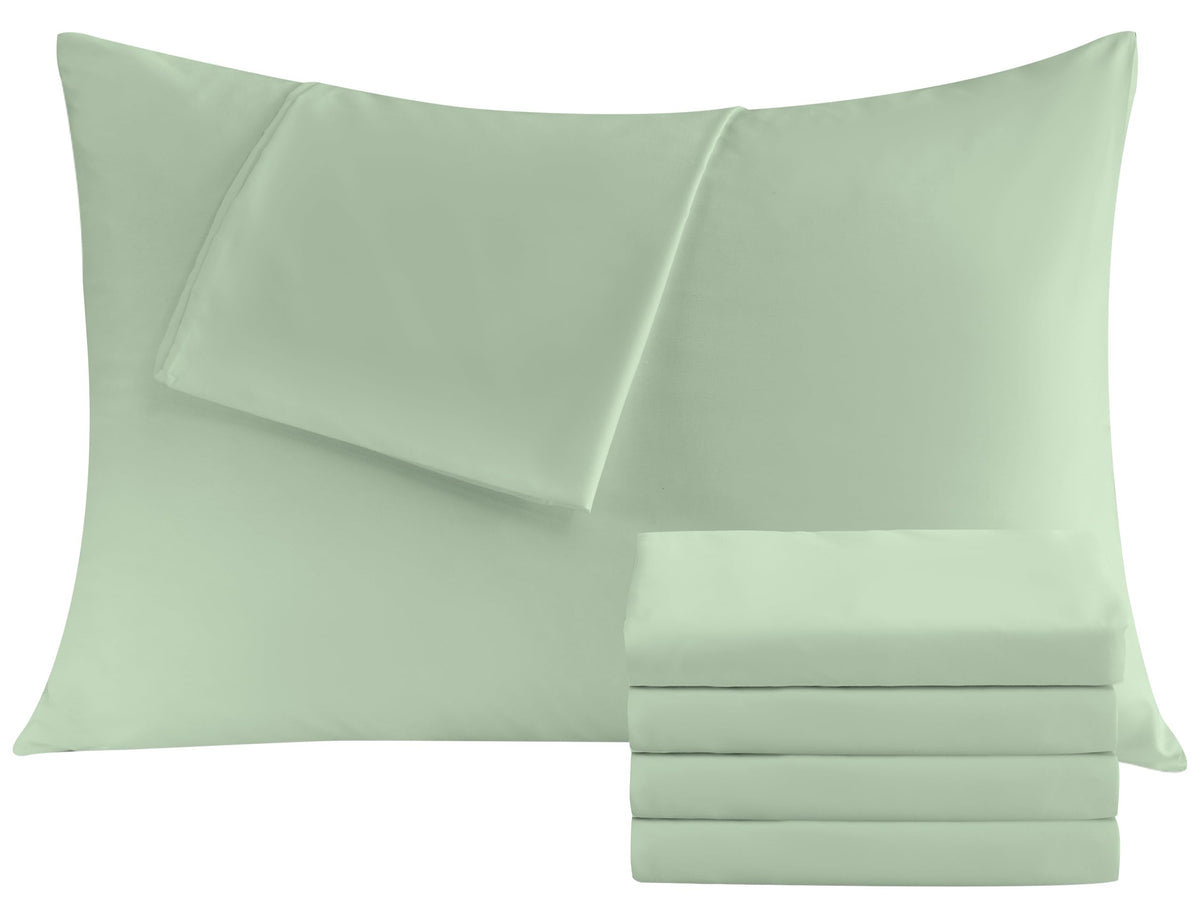 CULVE White Pillow Cases Standard 12 Pack, Microfiber Pillowcase, 20x26