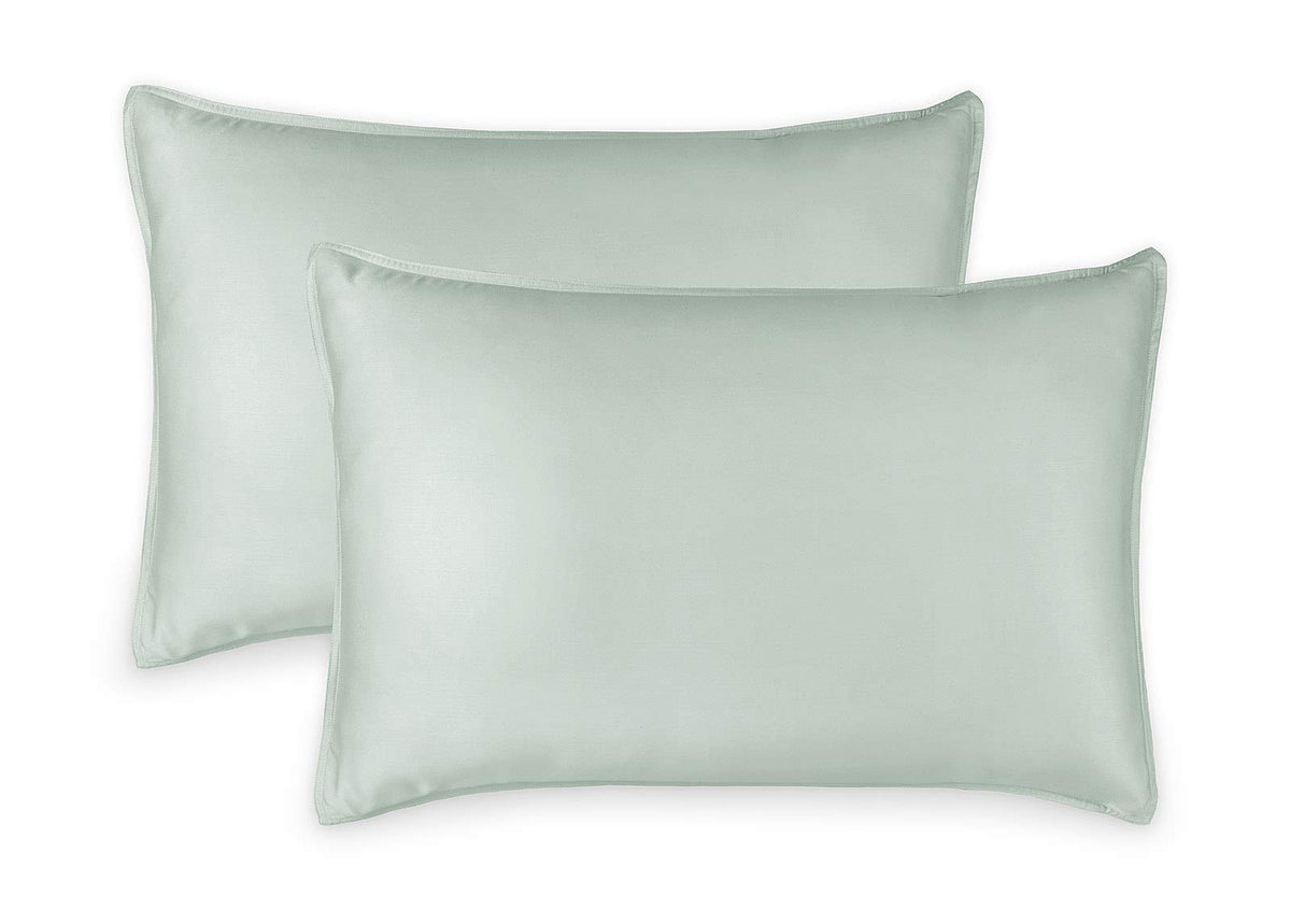 Queen Pillowcases by Pure Bamboo, Genuine 100% Organic Viscose Derived from Bamboo, Luxuriously Soft & Cooling, Double Stitching, Envelope Closure (2 Queen Pillowcases, Ivory)