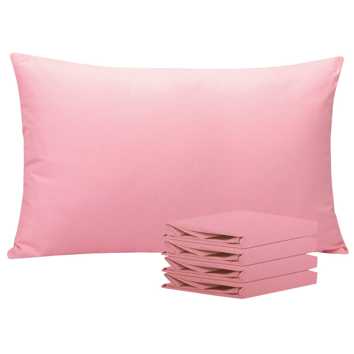 NTBAY Microfiber Queen Pillowcases, 4 Pack, 20 x 30, White