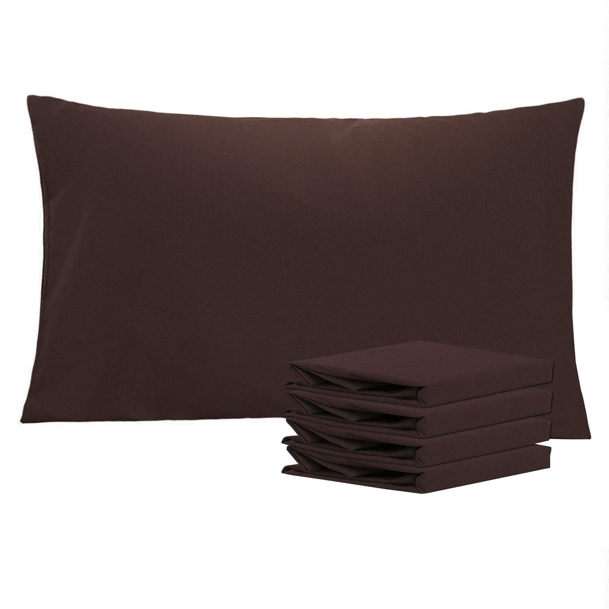 NTBAY Microfiber Queen Pillowcases, 4 Pack, 20 x 30, White