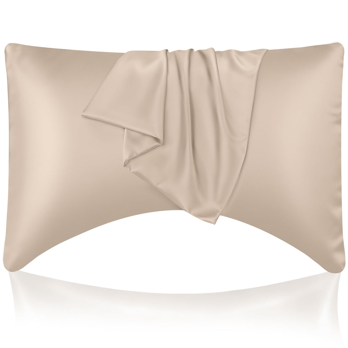 WishSmile Cooling Queen Pillowcases Set of 2 Breathable Cool Silky Soft Rayon Derived from Bamboo Fabric, Moisture Wicking for Hot Sleepers, Hair and Skin Friendly, Dark Grey, 2 Pack, 20x30IN