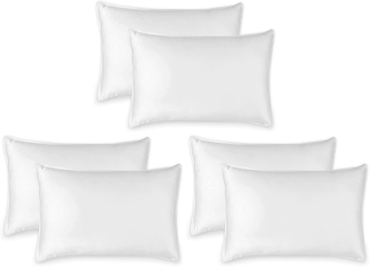 Queen Pillowcases by Pure Bamboo, Genuine 100% Organic Viscose Derived from Bamboo, Luxuriously Soft & Cooling, Double Stitching, Envelope Closure (2 Queen Pillowcases, Ivory)