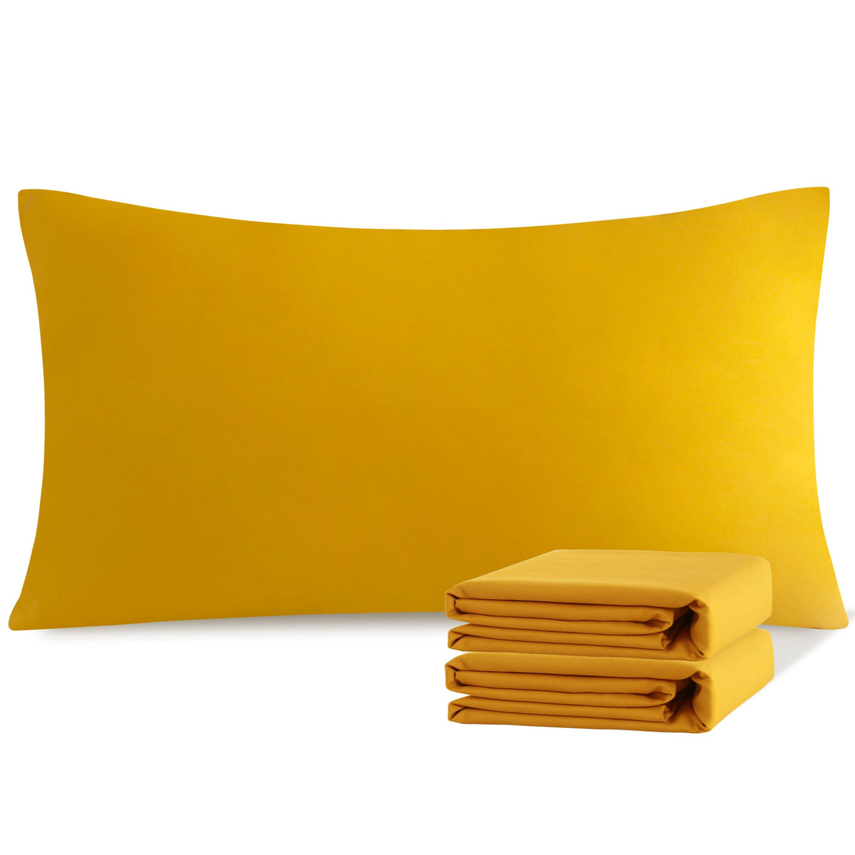 NTBAY Microfiber Queen Pillowcases, 4 Pack, 20 x 30, White