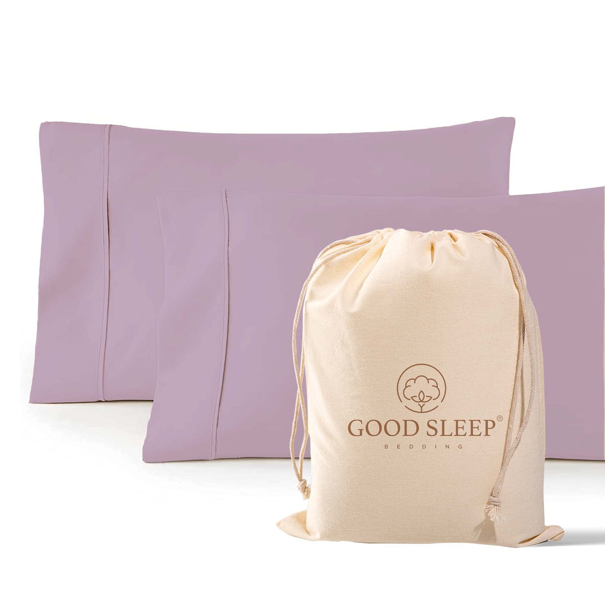 1000 TC Standard Pillowcases Set of 4 100% Egyptian Cotton Pillow Cases