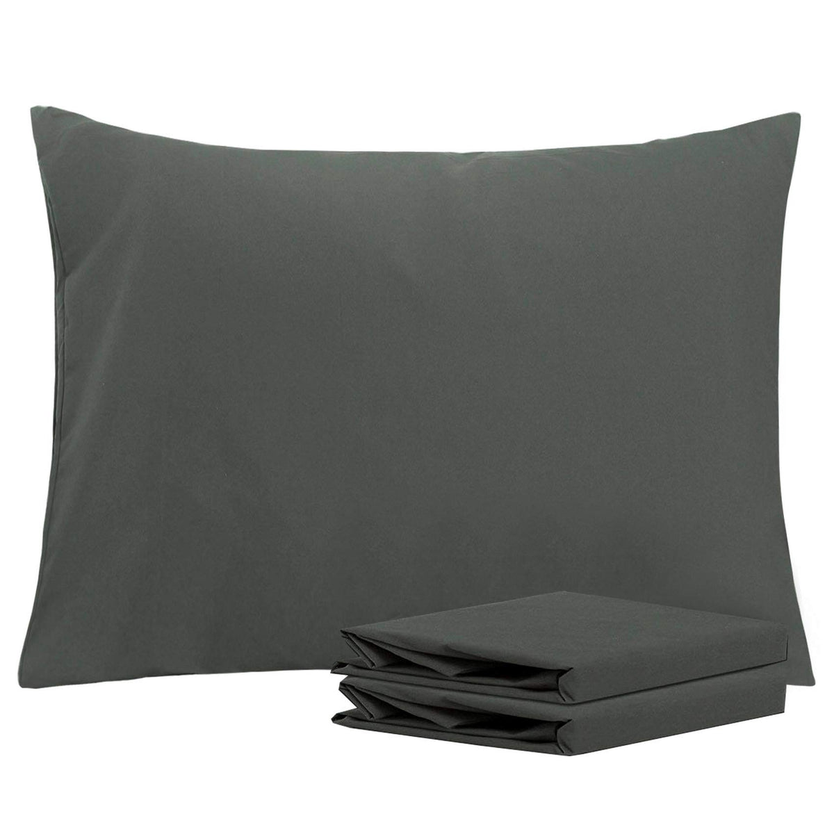 NTBAY Microfiber Queen Pillowcases, 4 Pack, 20 x 30, White