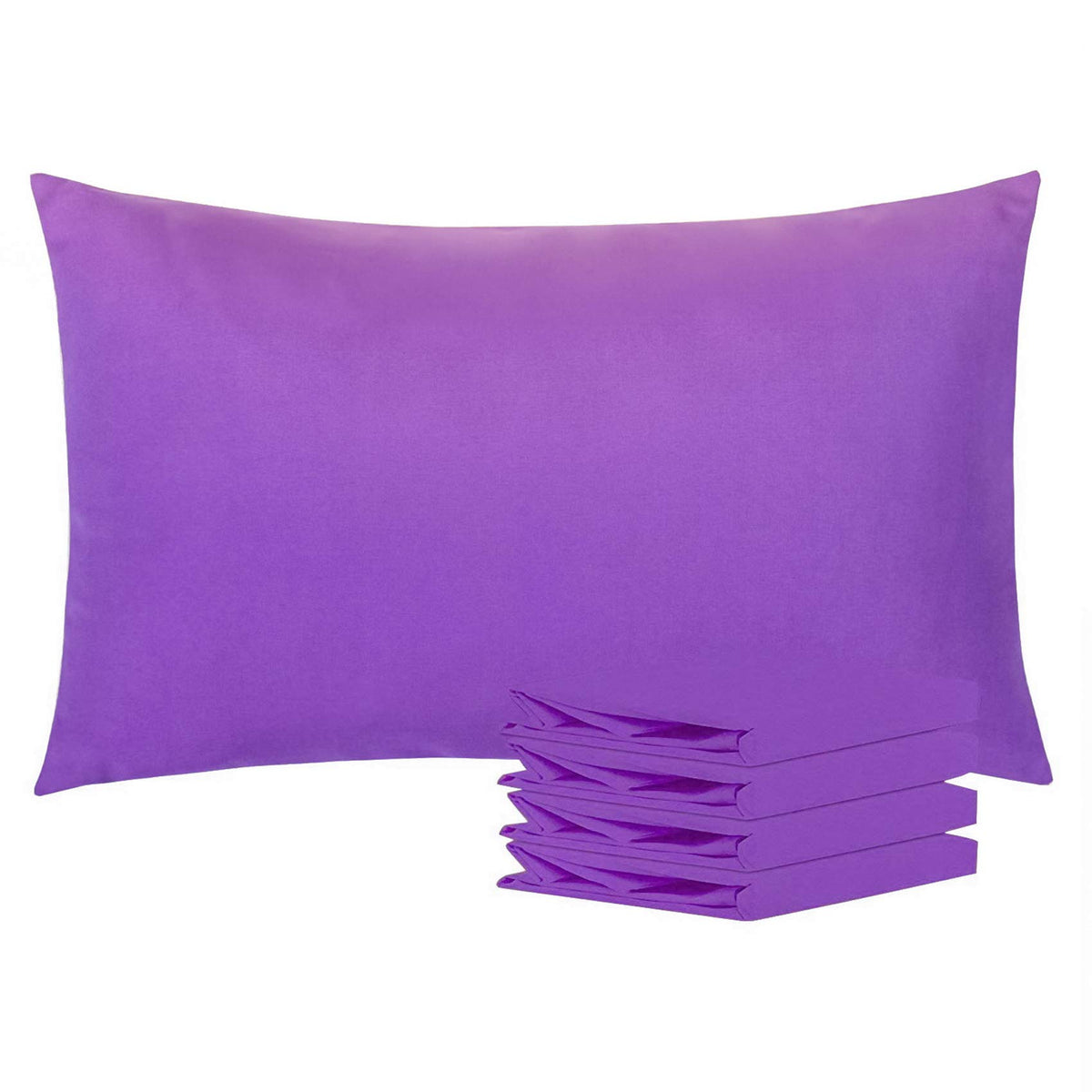 NTBAY Microfiber Queen Pillowcases, 4 Pack, 20 x 30, White
