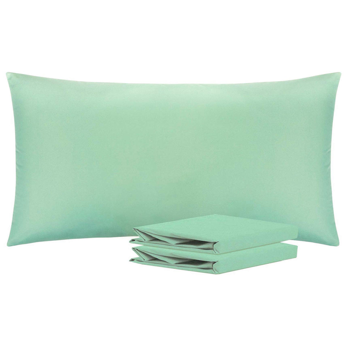NTBAY Microfiber Queen Pillowcases, 4 Pack, 20 x 30, White