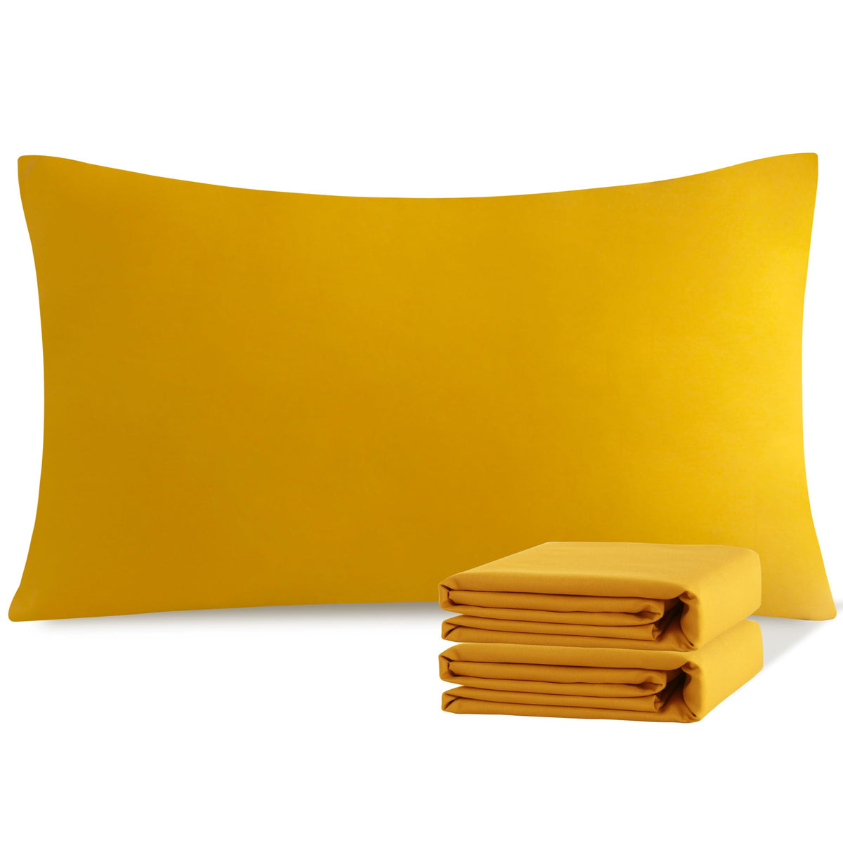 NTBAY Microfiber Queen Pillowcases, 4 Pack, 20 x 30, White