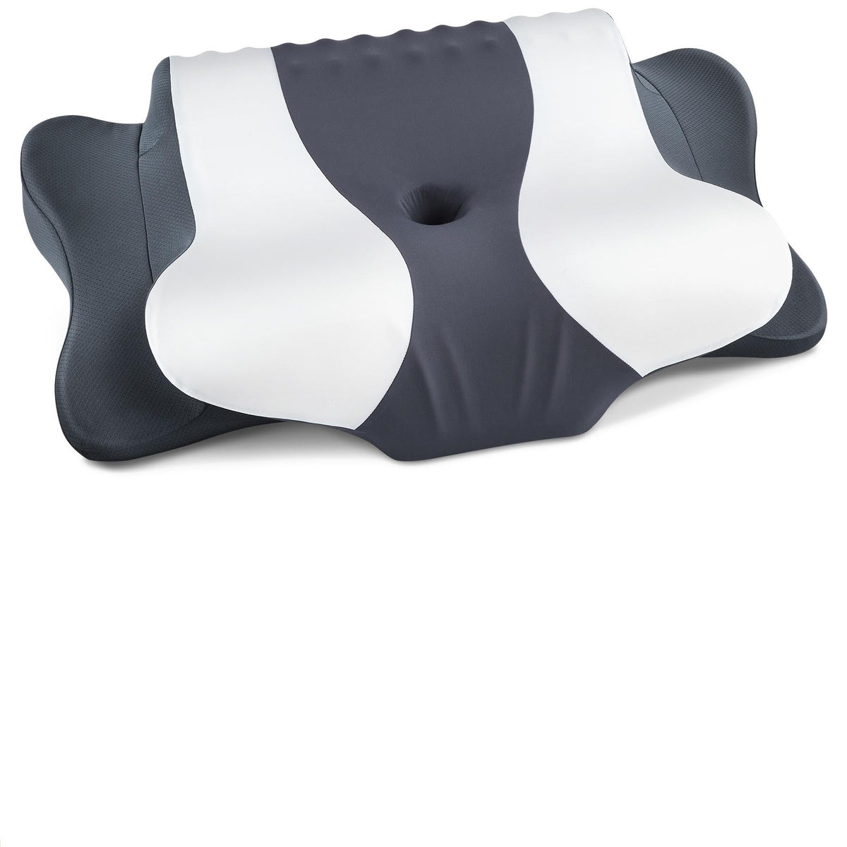 DONAMA Cervical Pillow for Neck and Shoulder Pain Relief, Cooling Contour Memory Foam Pillow, Dual-Height Ergonomic Neck Support Pillow for Side Back Stomach Sleepers with Removable Pillowcase