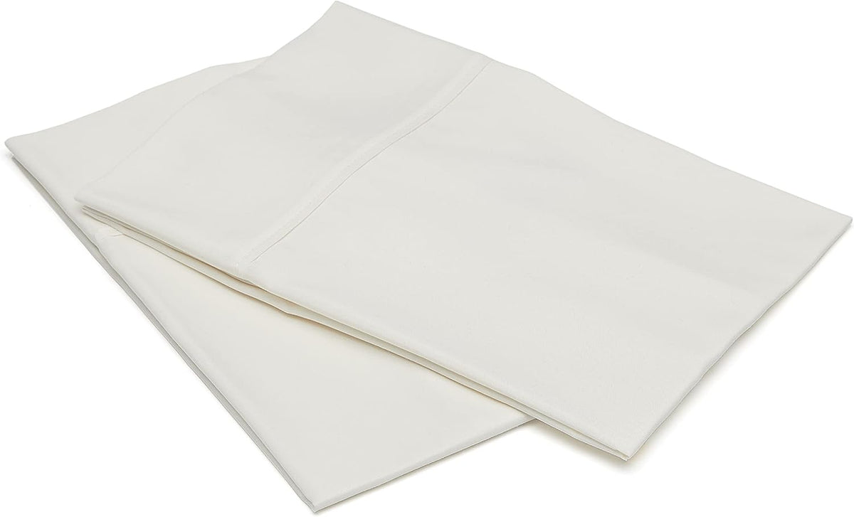 Amazon Basics Standard Pillowcases Set of 2 - Lightweight, Super Soft Easy Care Microfiber, Spa Blue, 30" L x 20" W, Pillows Not Included