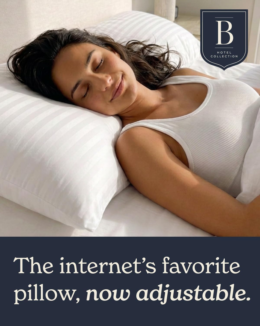 Beckham Hotel Collection Queen/Standard Adjustable Memory Foam Pillow