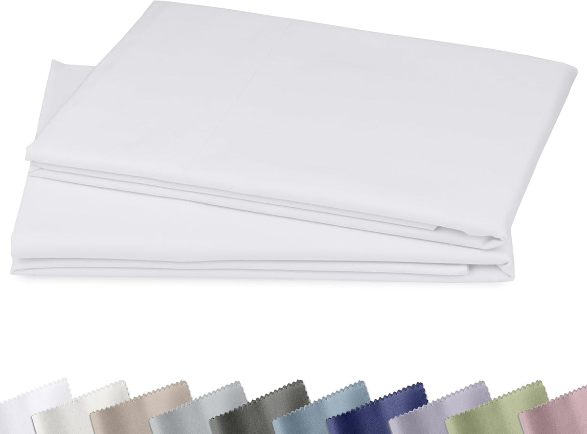 California Design Den 1000 Thread Count Pillow Cases Queen Size, Set of 2