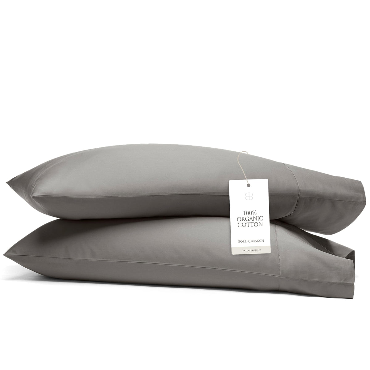 BOLL & BRANCH Signature Hemmed Pillowcase Set, King, White