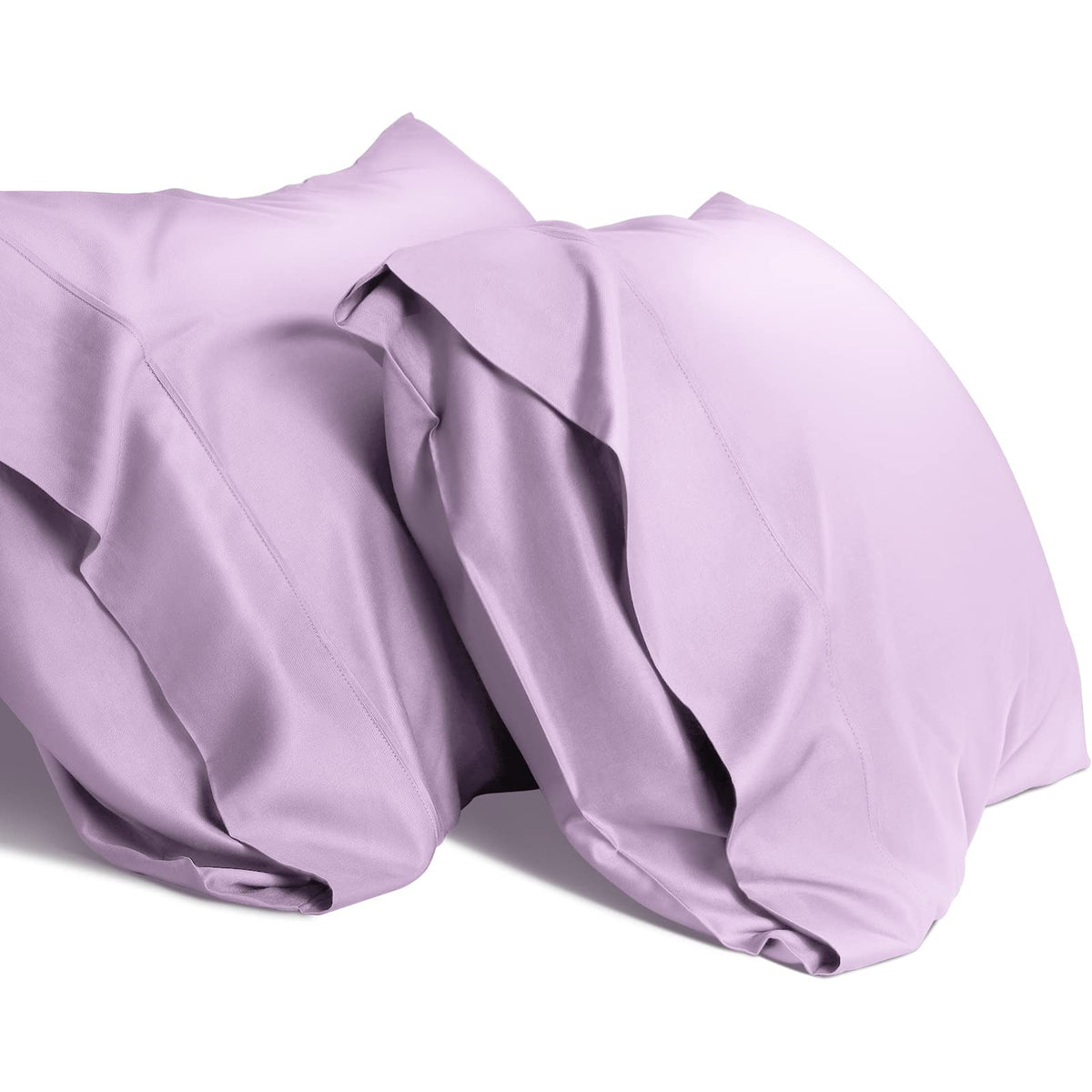 WishSmile Cooling Queen Pillowcases Set of 2 Breathable Cool Silky Soft Rayon Derived from Bamboo Fabric, Moisture Wicking for Hot Sleepers, Hair and Skin Friendly, Dark Grey, 2 Pack, 20x30IN