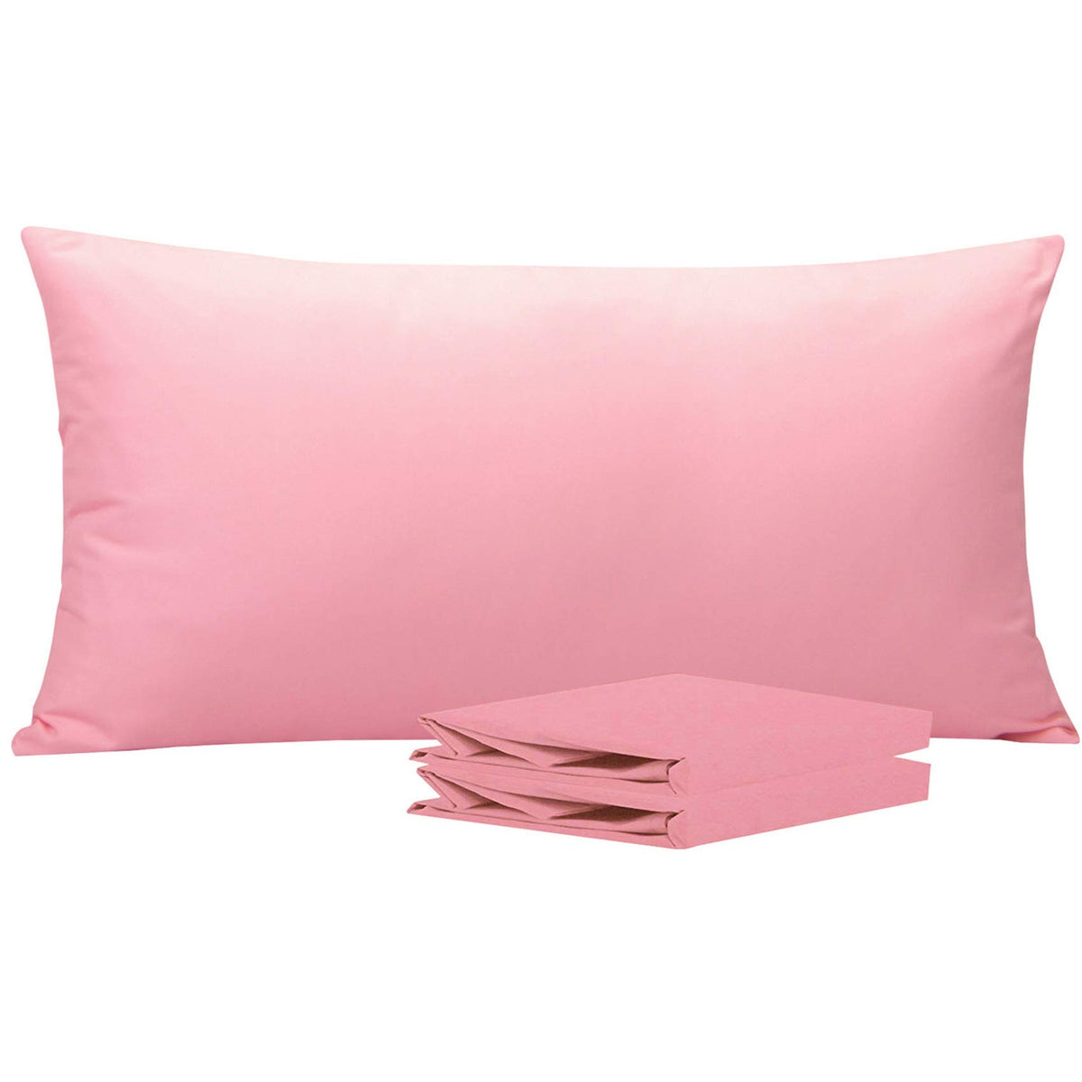 NTBAY Microfiber Queen Pillowcases, 4 Pack, 20 x 30, White