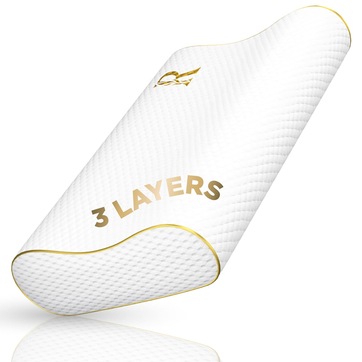 Royal Therapy Memory Foam Pillow, Queen Neck Pain Relief, Contour Cervical Pillow, for Neck and Shoulder Pain, Side, Back and Stomach Sleeper, 24x14x5 inches