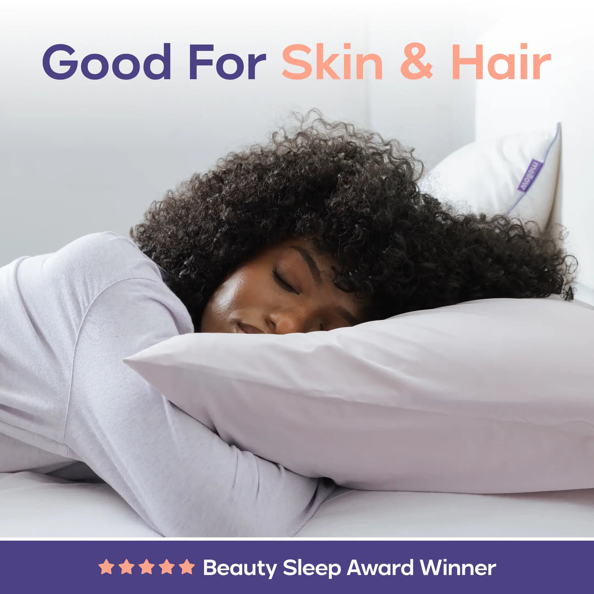 Mellow Sleep | Cooling Pillowcase (2-Pack) - Silky Smooth Wrinkle-Free Soft and Fresh All Night Sleep Enhancer