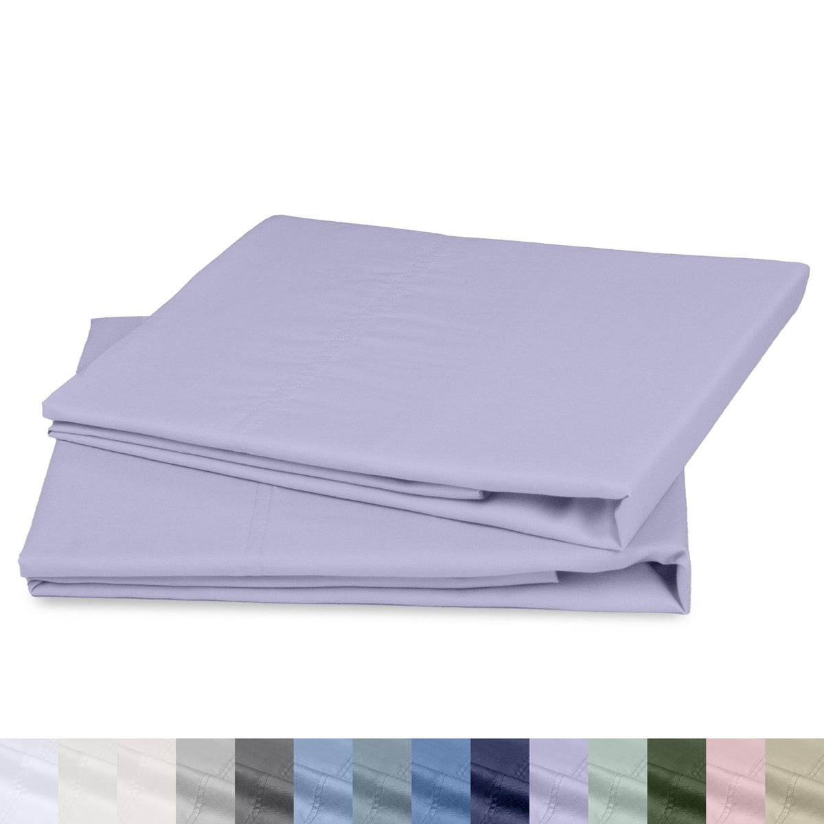 California Design Den 100% Organic Cotton 2-Pack King Pillowcases