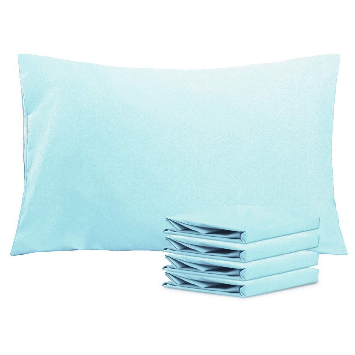 NTBAY Microfiber Queen Pillowcases, 4 Pack, 20 x 30, White