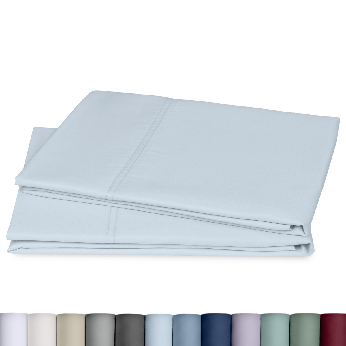 California Design Den 800 Thread Count 2-Pack Pillowcases Standard, White