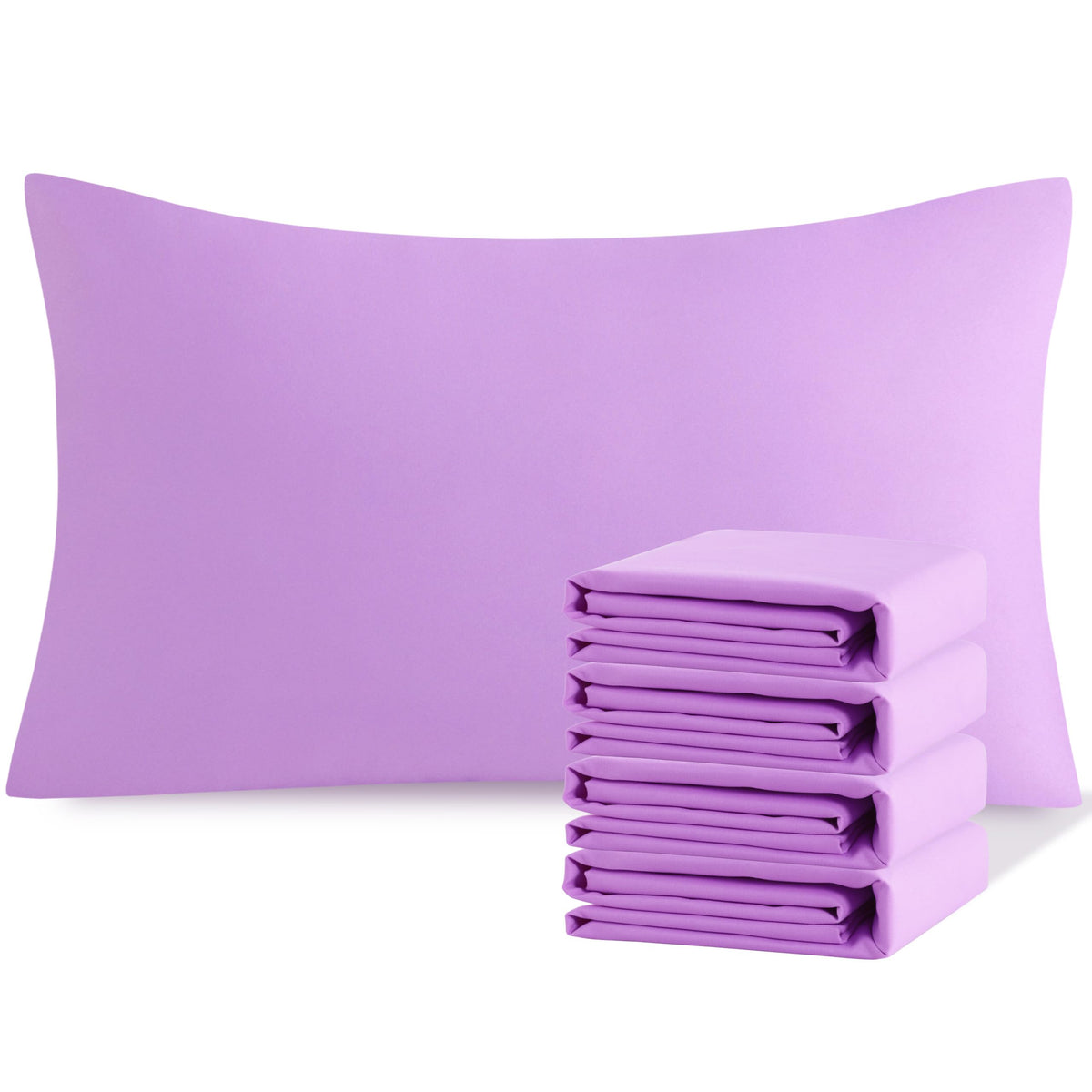 NTBAY Microfiber Queen Pillowcases, 4 Pack, 20 x 30, White