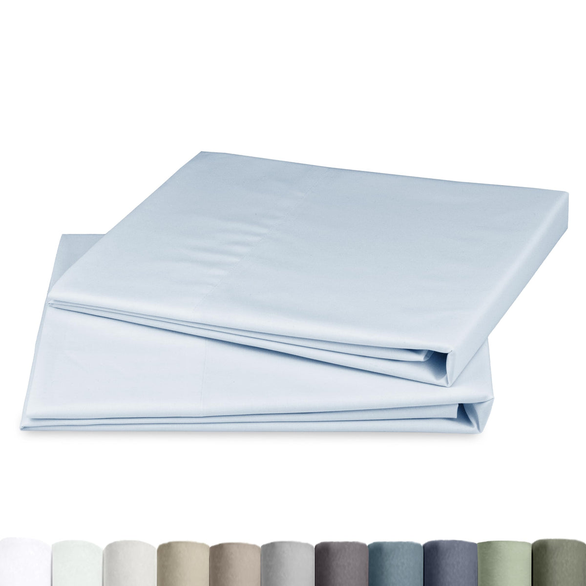 California Design Den 100% Egyptian Cotton 2-Pack Pillowcases Queen Size
