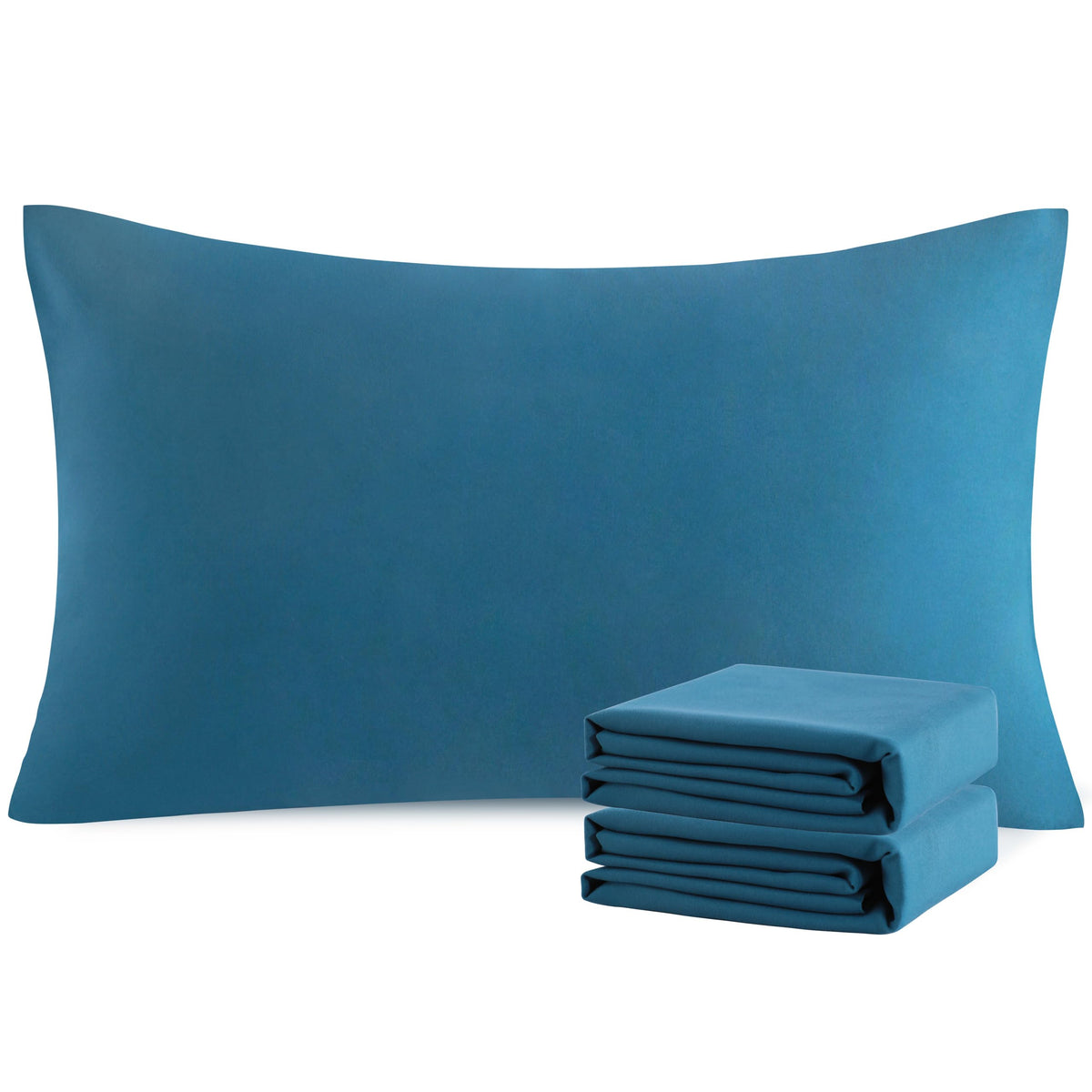NTBAY Microfiber Queen Pillowcases, 4 Pack, 20 x 30, White