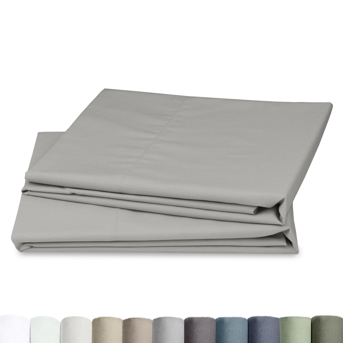 California Design Den 100% Egyptian Cotton 2-Pack Pillowcases Queen Size
