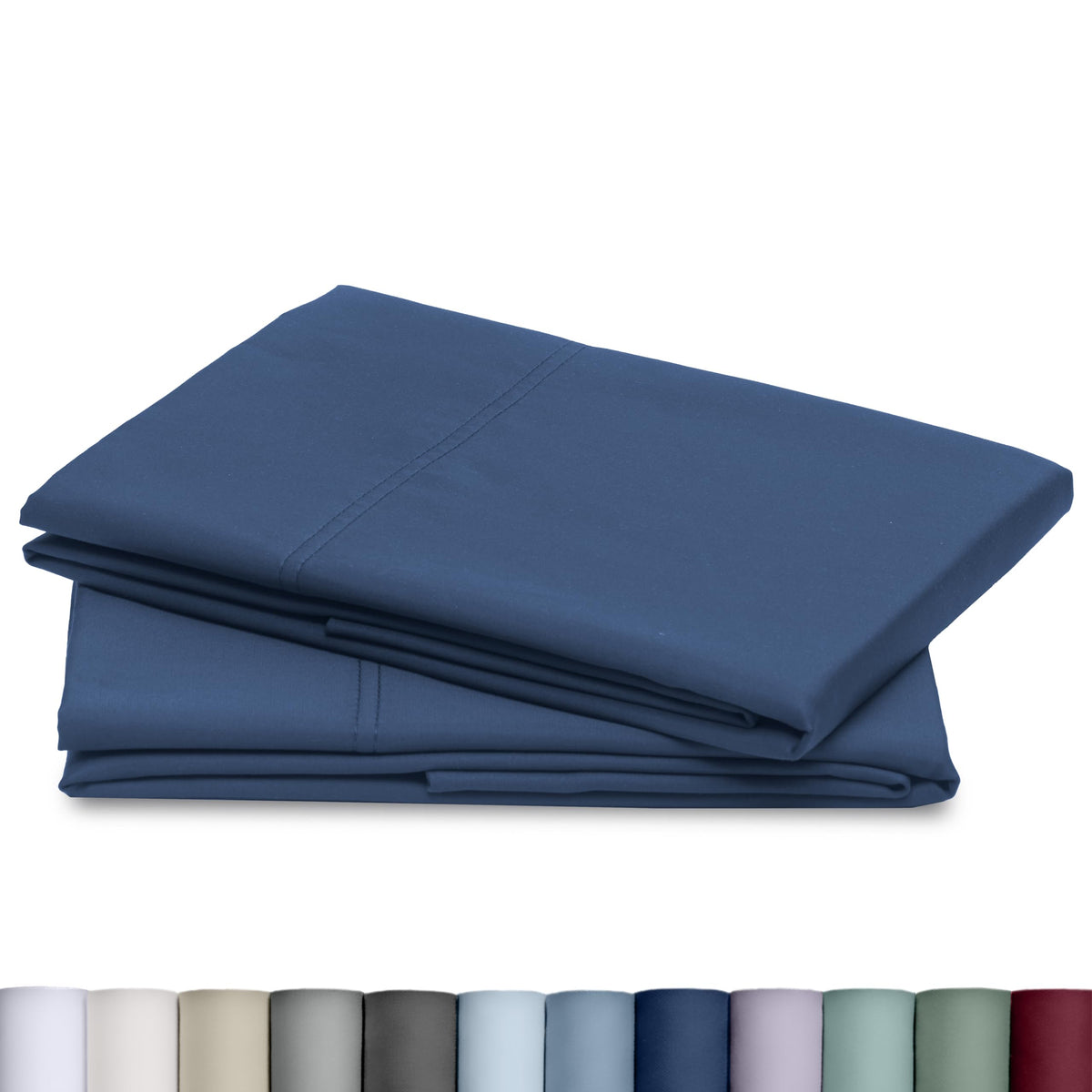 California Design Den 800 Thread Count 2-Pack Pillowcases Standard, White