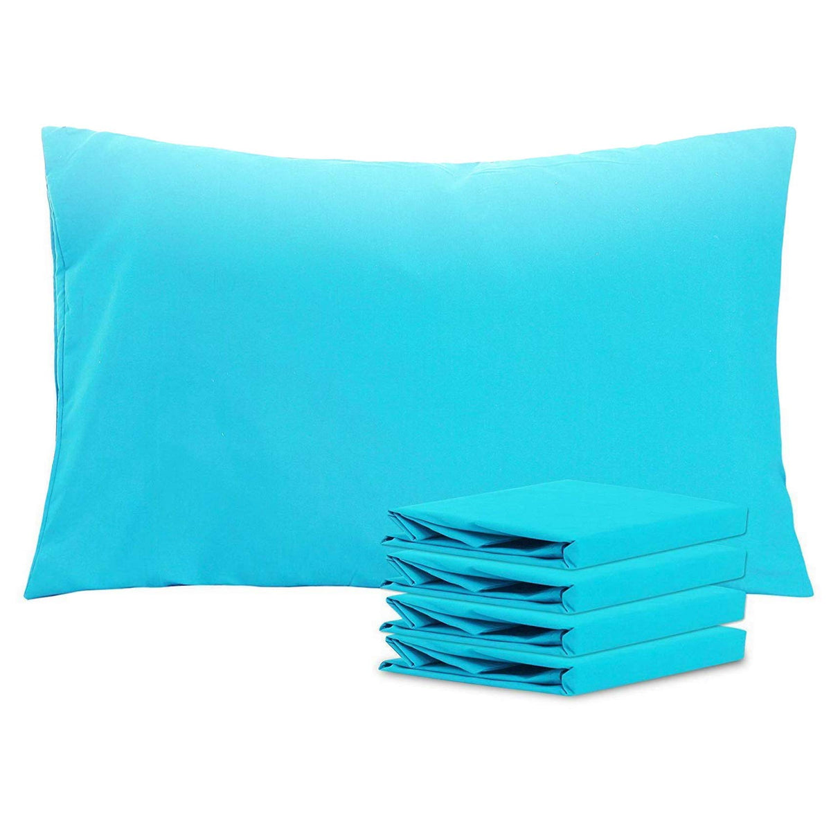 NTBAY Microfiber Queen Pillowcases, 4 Pack, 20 x 30, White