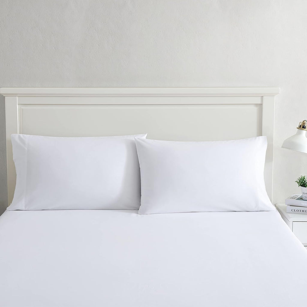 Nautica - Standard Cotton Percale Pillowcase Set, 2-Pack
