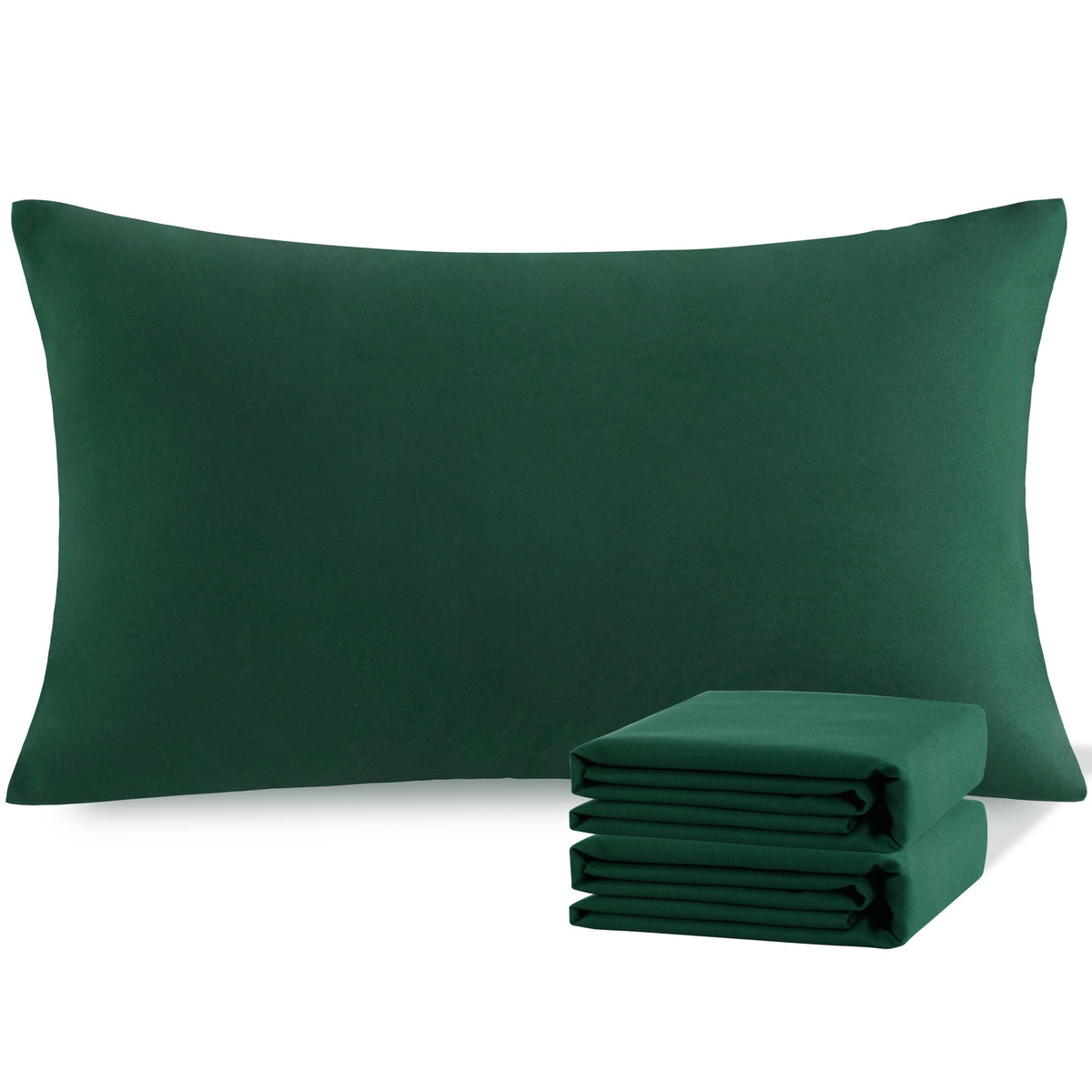 NTBAY Microfiber Queen Pillowcases, 4 Pack, 20 x 30, White