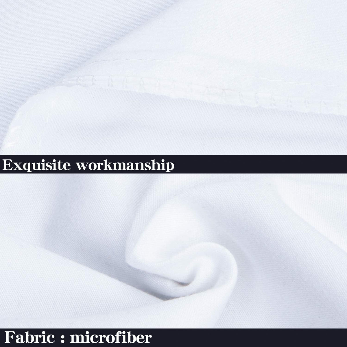 NTBAY Microfiber Queen Pillowcases, 4 Pack, 20 x 30, White