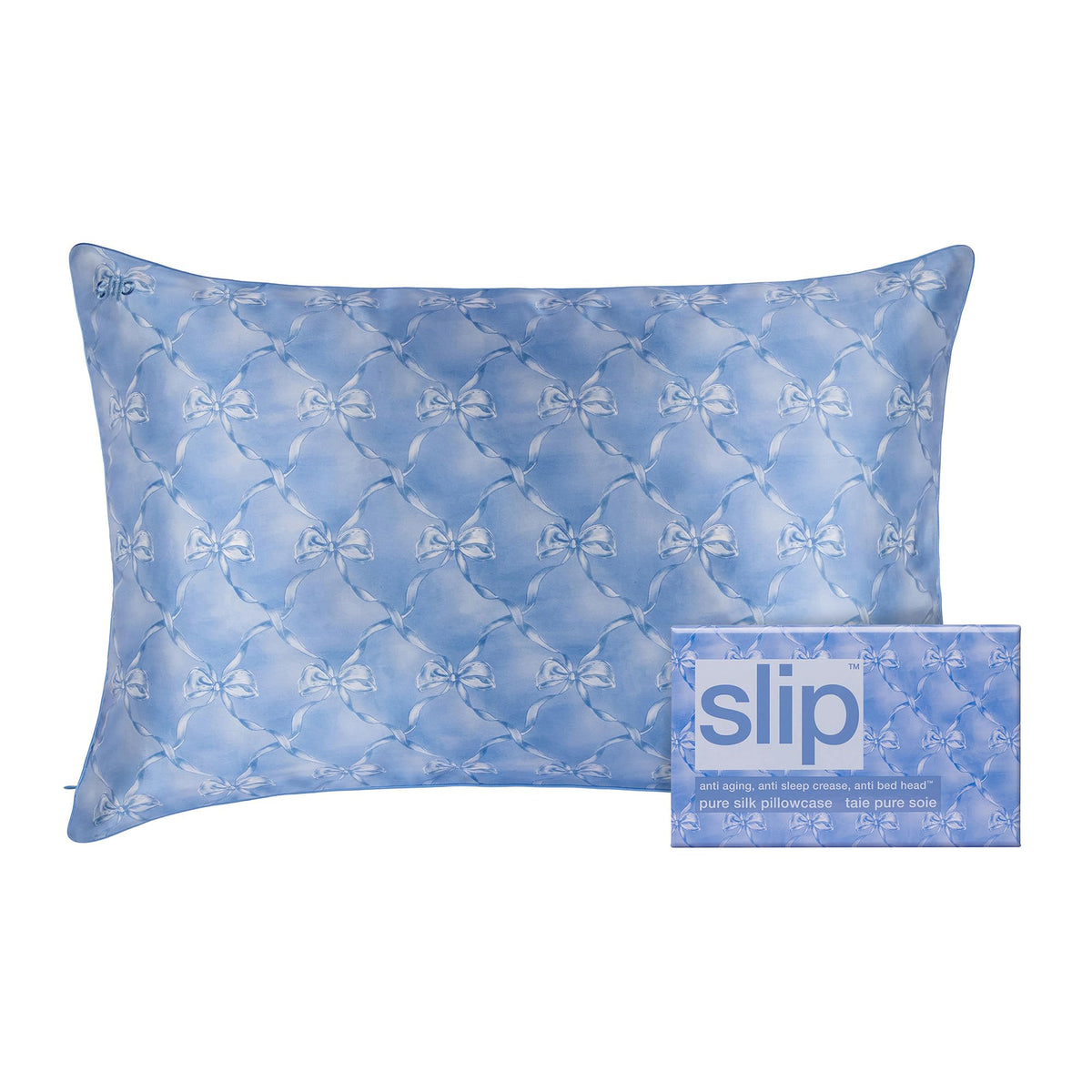 Slip Silk Queen Pillowcase, White | 100% Pure 22 Momme Mulberry Silk