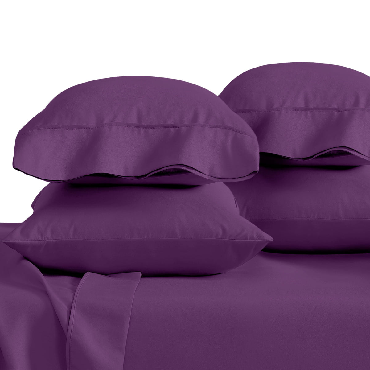 Bare Home Pillowcases Open End (Standard Set of 2, Grey)