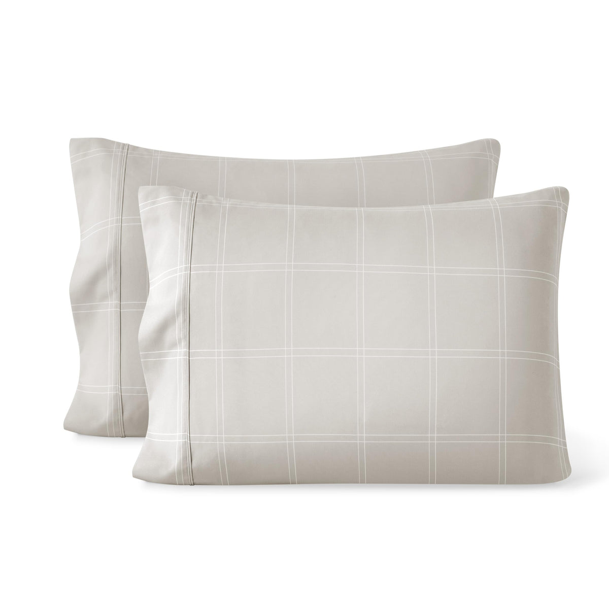 Bare Home Pillowcases Open End (Standard Set of 2, Grey)