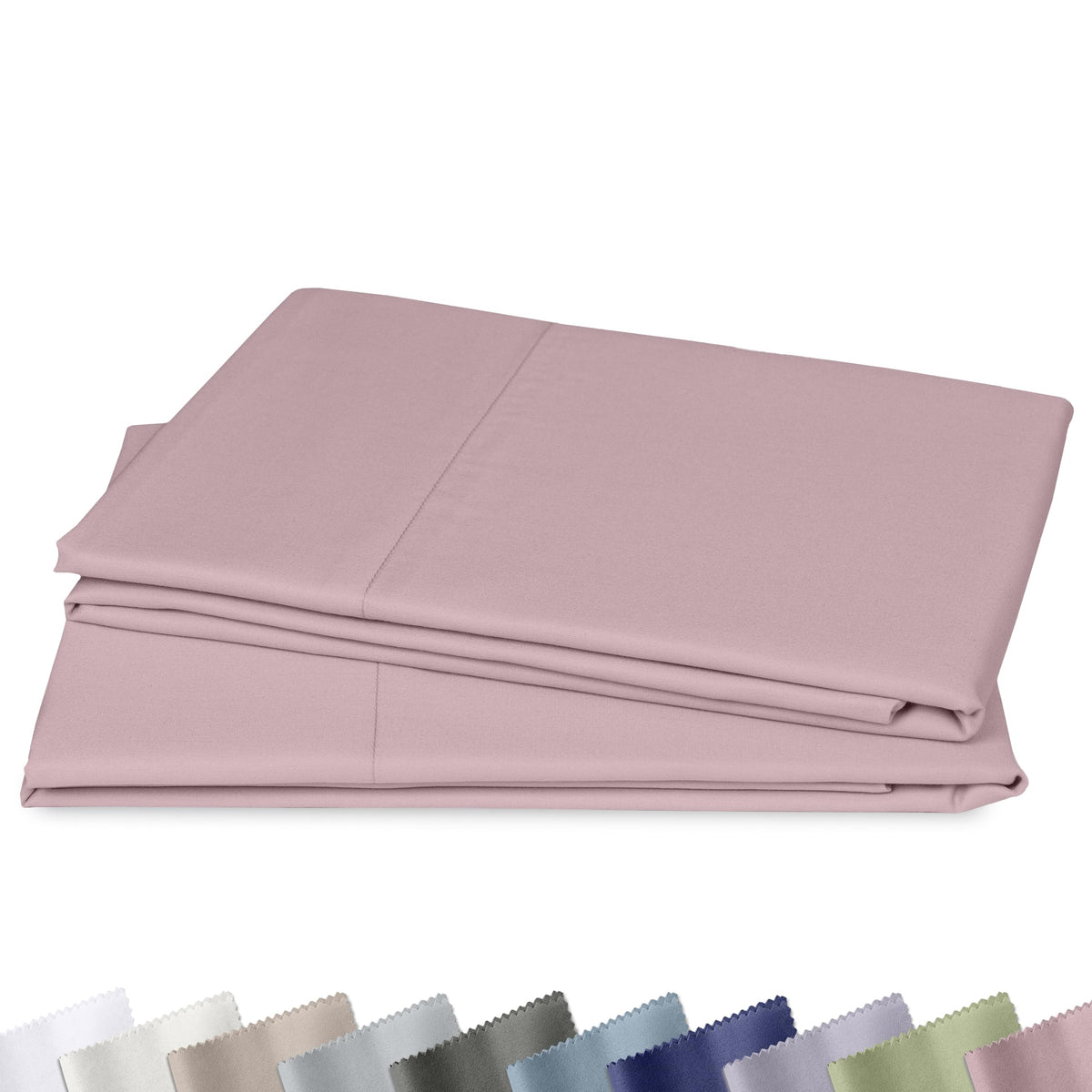California Design Den 1000 Thread Count Pillow Cases Queen Size, Set of 2