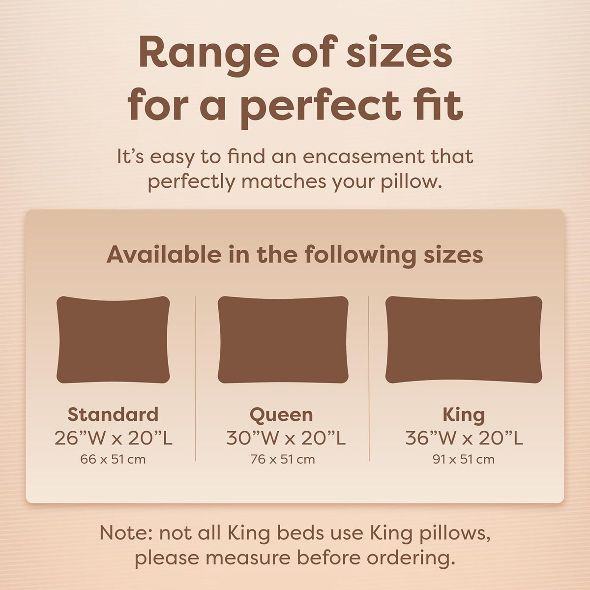HOSPITOLOGY PRODUCTS Pillow Encasement- Zippered Bed Bug Dust Mite Proof Hypoallergenic - Sleep Defense System - Standard - Waterproof - Set of 2 - 20" H x 26" W