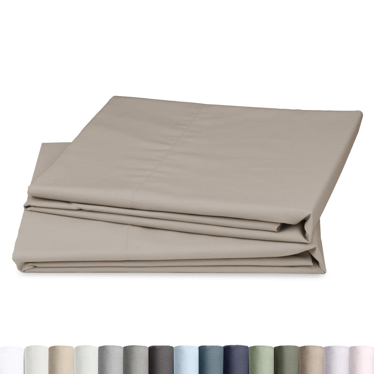 California Design Den 100% Egyptian Cotton 2-Pack Pillowcases Queen Size