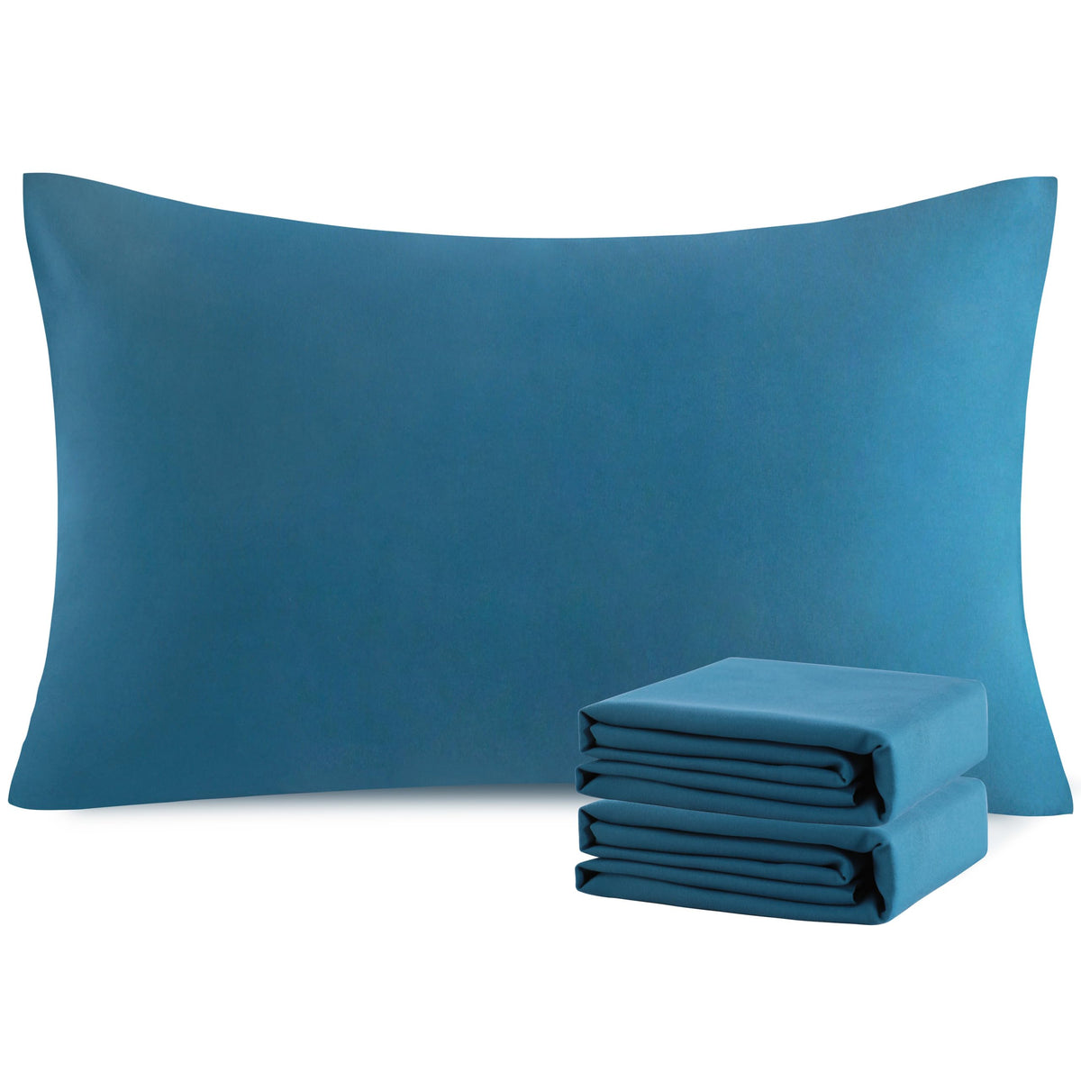 NTBAY Microfiber Queen Pillowcases, 4 Pack, 20 x 30, White