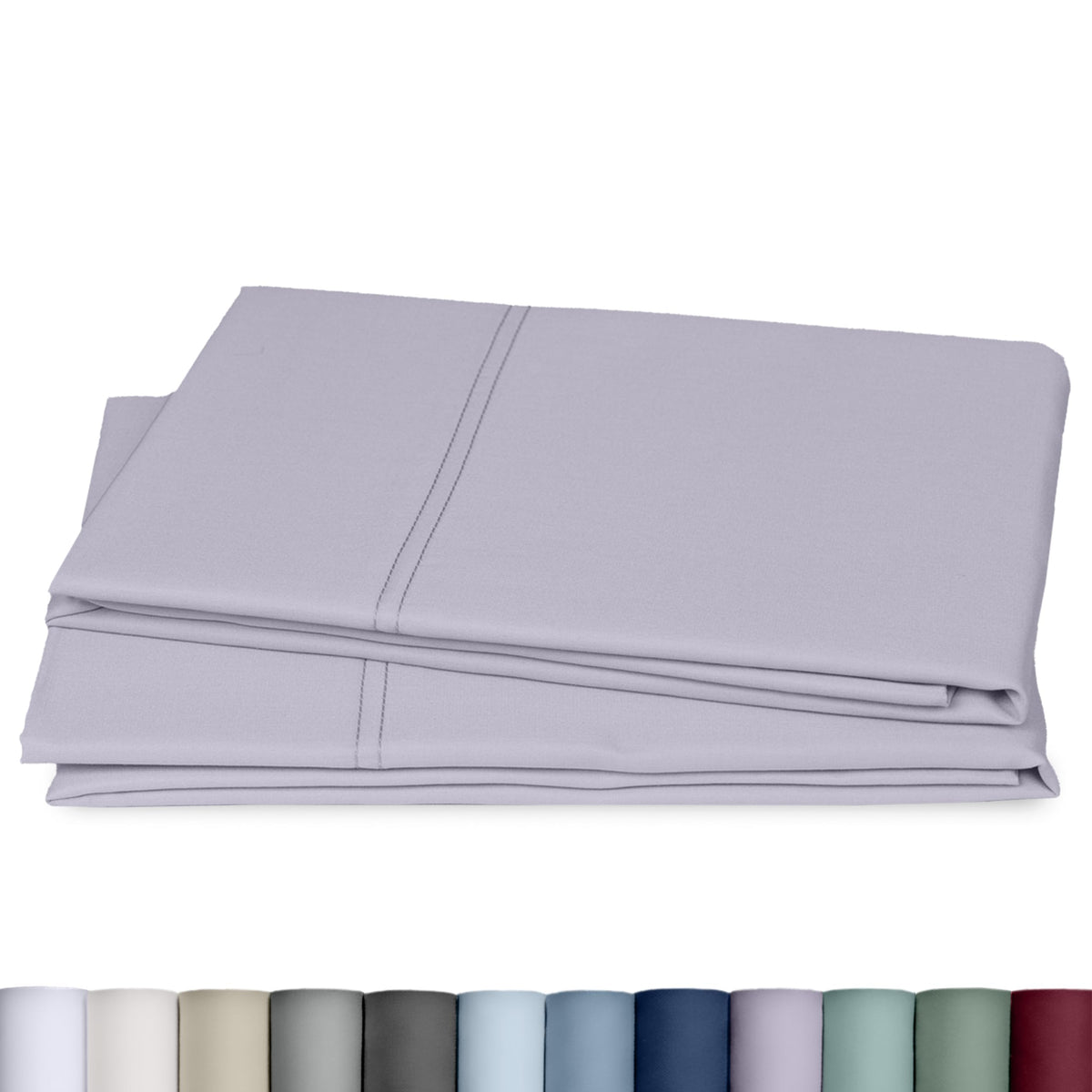 California Design Den 800 Thread Count 2-Pack Pillowcases Standard, White