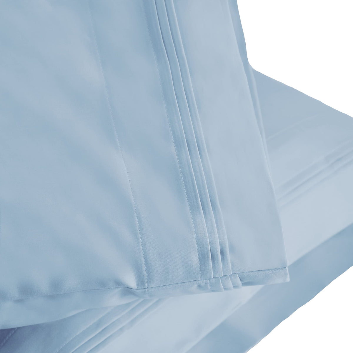 Superior 1000 Thread Count Egyptian Cotton Pillowcase Set, Pillow Covers for All Pillows and Sleepers, Soft Pillowcases for Bed Fashion, Basics, Large Cases, 2-Piece Set- Standard, White