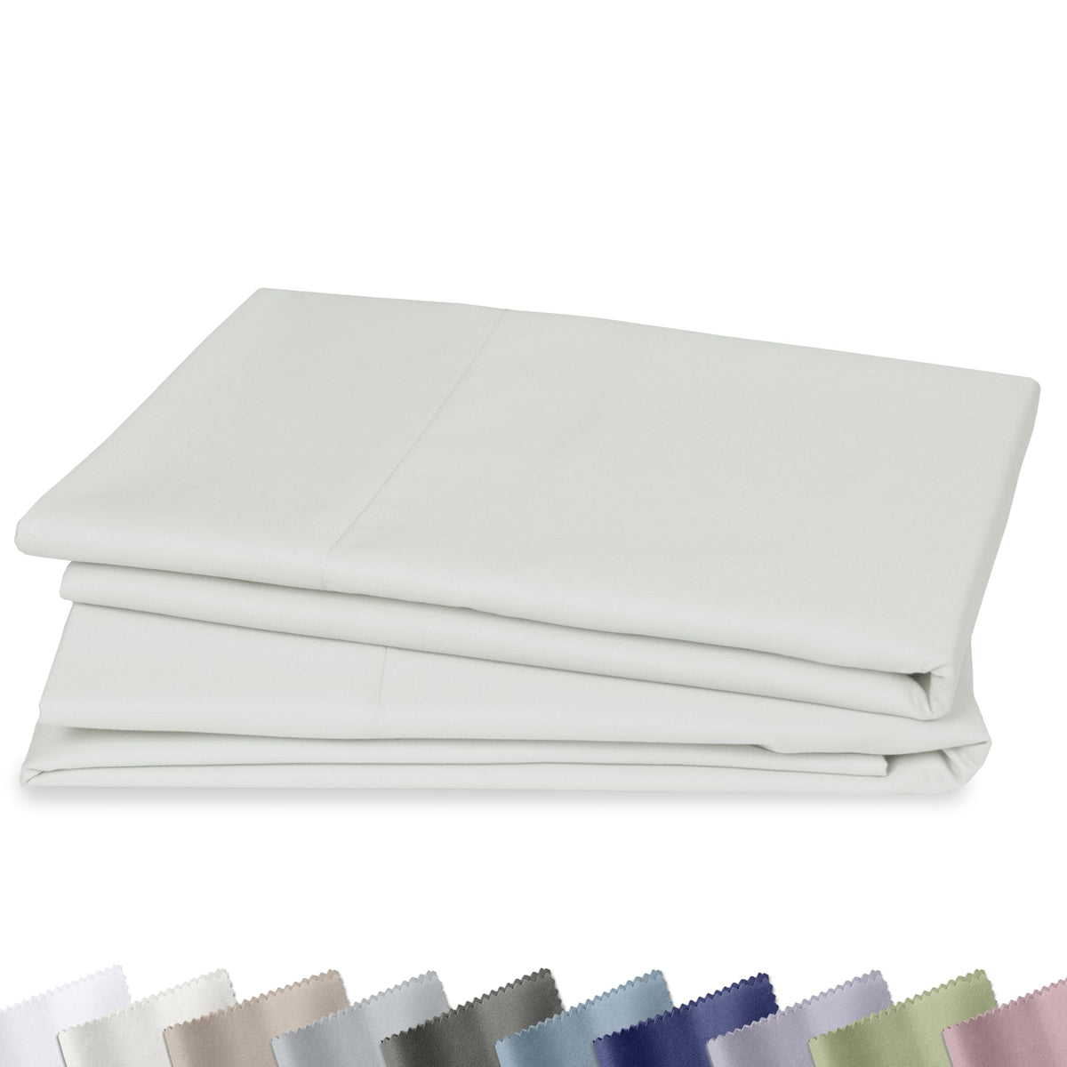 California Design Den 1000 Thread Count Pillow Cases Queen Size, Set of 2