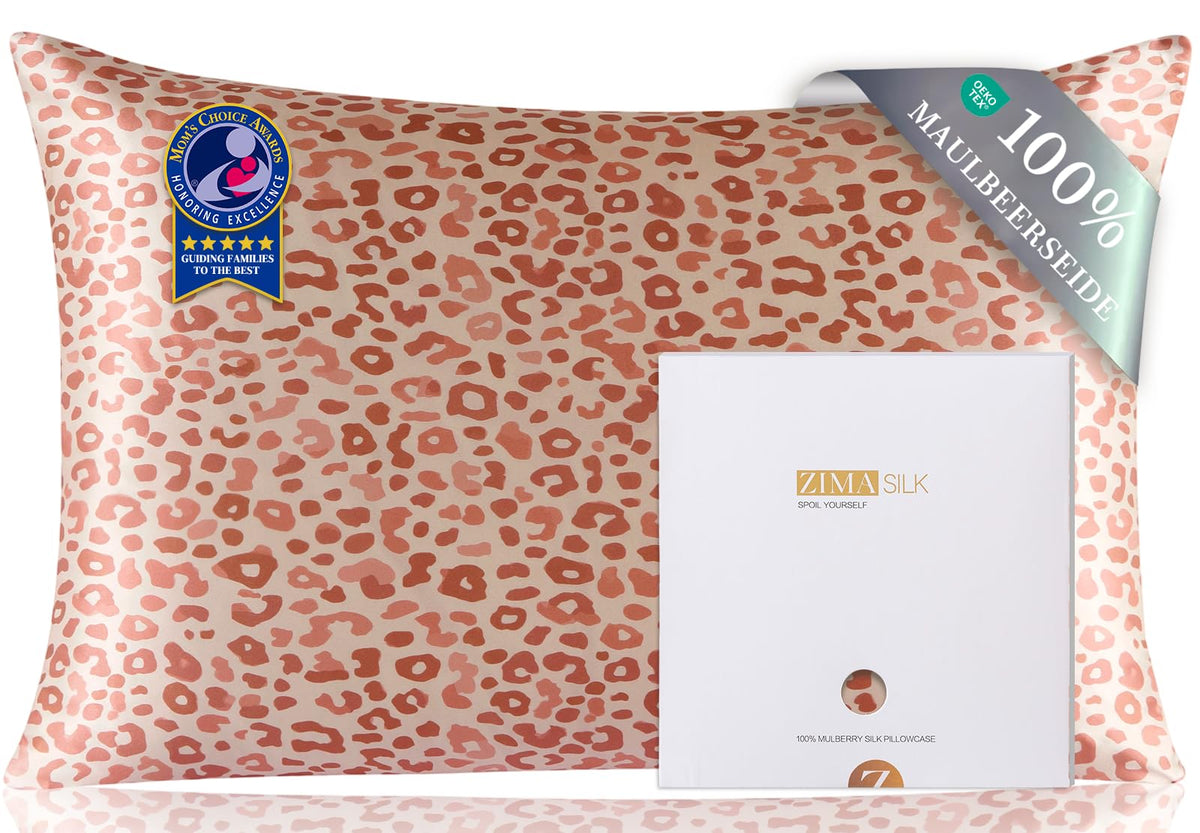 ZIMASILK 100% Pure Mulberry Silk Pillow Cases for Hair and Skin, Queen