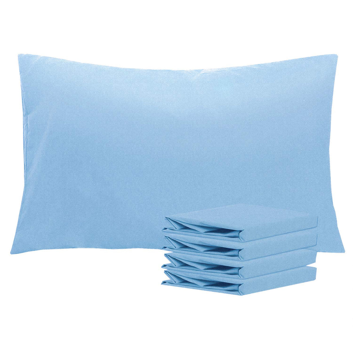 NTBAY Microfiber Queen Pillowcases, 4 Pack, 20 x 30, White