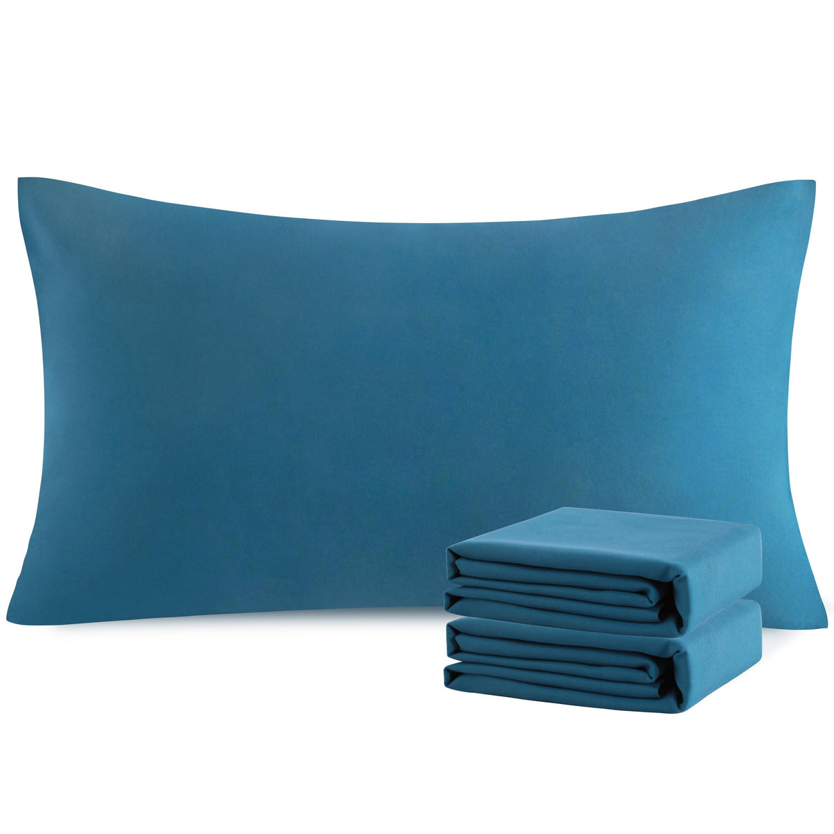 NTBAY Microfiber Queen Pillowcases, 4 Pack, 20 x 30, White