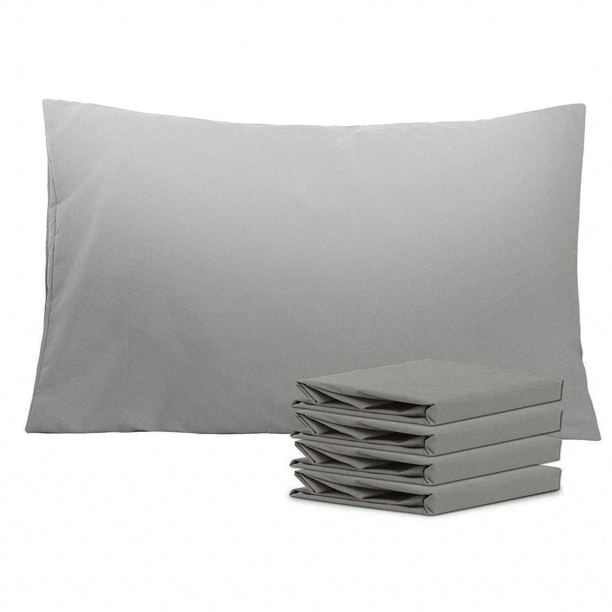 NTBAY Microfiber Queen Pillowcases, 4 Pack, 20 x 30, White