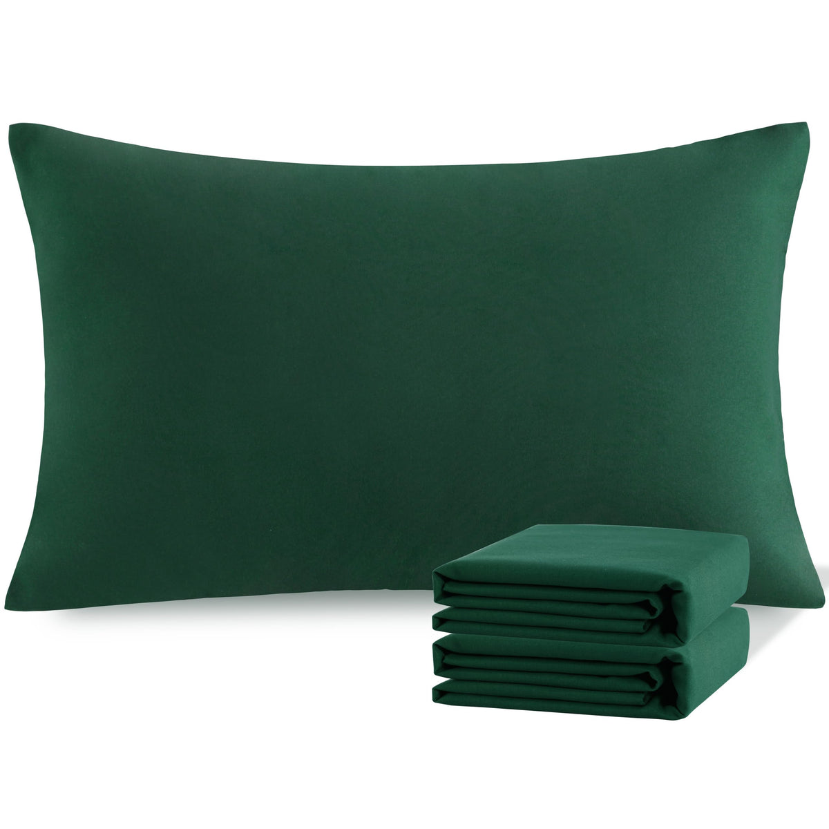 NTBAY Microfiber Queen Pillowcases, 4 Pack, 20 x 30, White